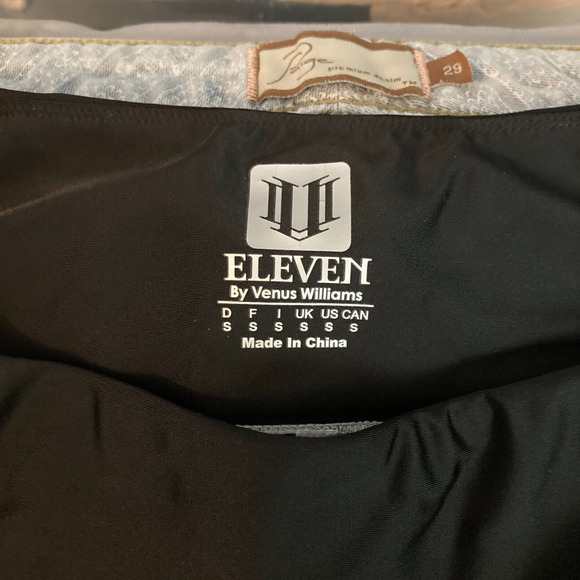 Eleven Venus Williams Pants Womens Sz S Black Gray Tennis Workout Stretch - Picture 5 of 10